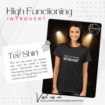 T-shirt för introvert med hög funktion