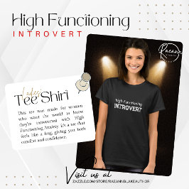 T-shirt för introvert med hög funktion