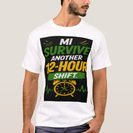 T-shirt för jamaicanska CNA/Nurse med 12 timmars s