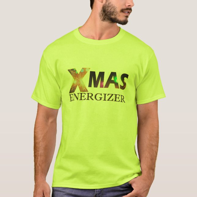 T-shirt för julenergizer (Framsida)