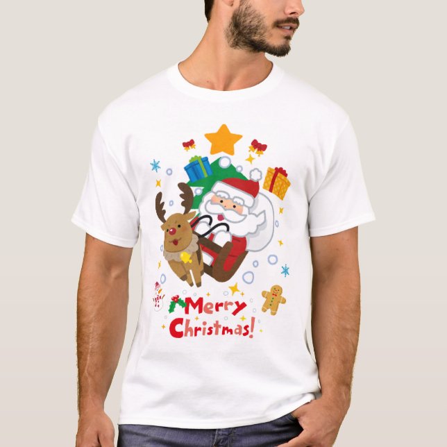 T-shirt för jultomte (Framsida)