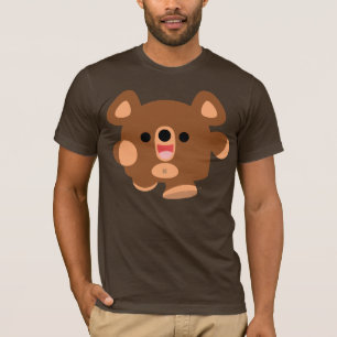 T-shirt för kärnkraftssnöre för Tecknad