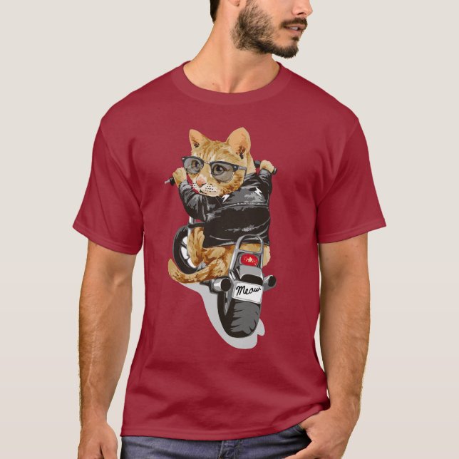 t-shirt för kattförare (Framsida)