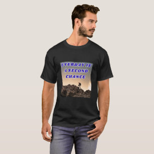 T-shirt för klättrare med andra chansen varje dag