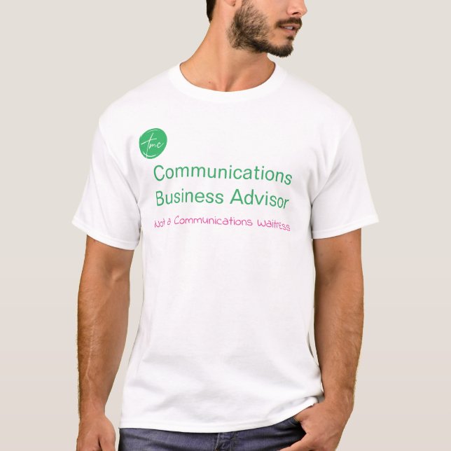 T-Shirt för kommunikationsrådgivare (Framsida)