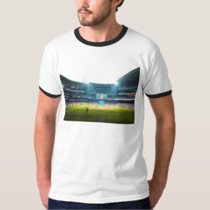 t-shirt för kricketdesign
