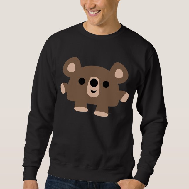 T-shirt för kute Tecknad Kort Sweatshirt (Framsida)