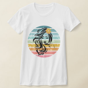 T-shirt för kvinnor i ansikte