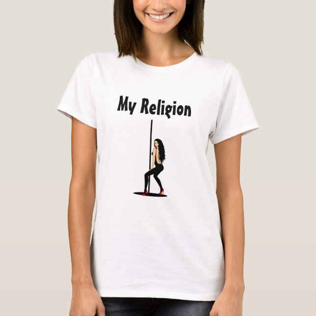 T-shirt för kvinnor | Min religion (Framsida)