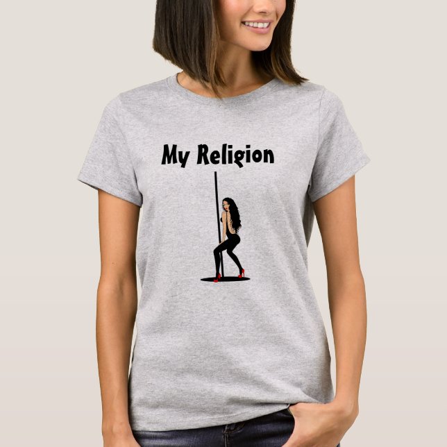 T-shirt för kvinnor | Min religion (Framsida)