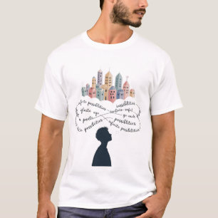T-shirt för kvinnor och manar