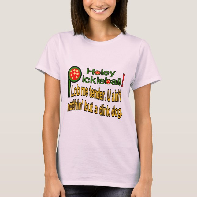 T-shirt för kvinnors pickleball (Framsida)