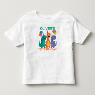 T-shirt för Little Dino 1-årsdag
