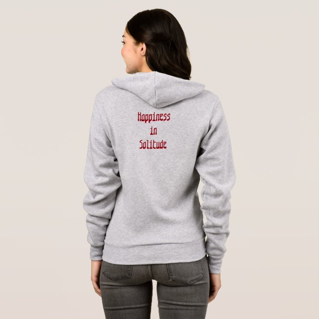 T-shirt för Lycka i Ensamhet (Hel baksida)