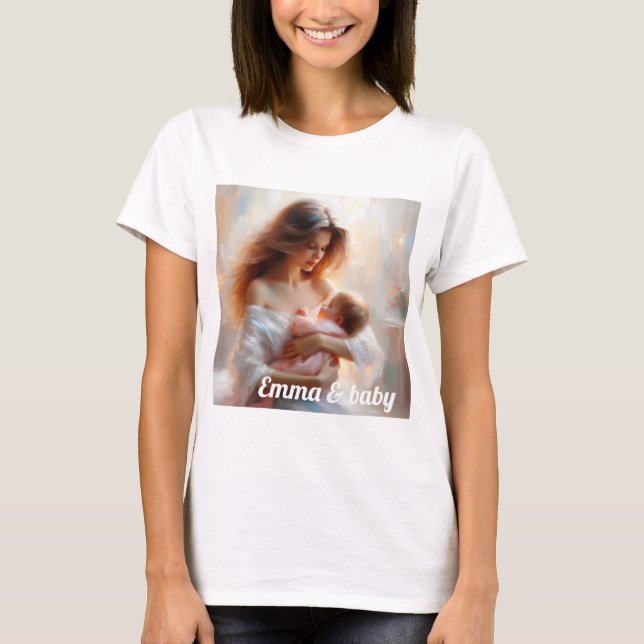 T-shirt för mamma och barn (Framsida)
