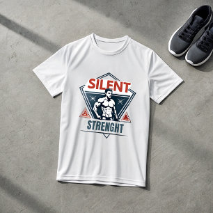 T-shirt för män från Silent Strength Gym   Alpha 