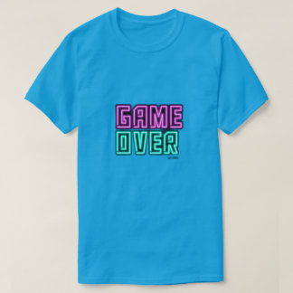 T-shirt för män Game Over Neon Gamer