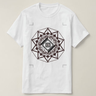 T-shirt för män mandala konst