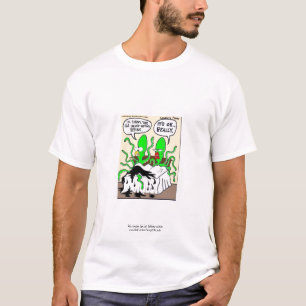 T-shirt för män med rolig text om bläckfisk och fö