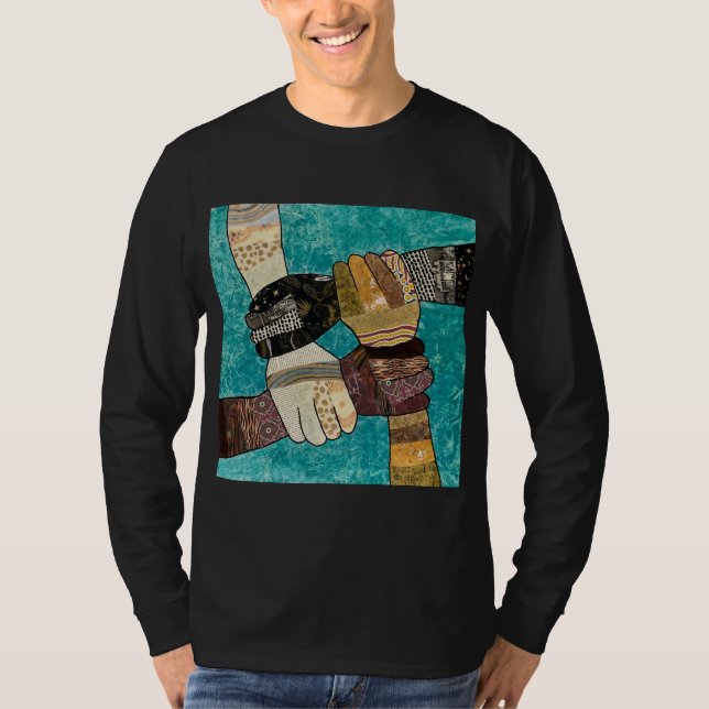 T-shirt för män med starka band (Framsida)
