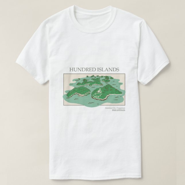 T-shirt för män ö (Design framsida)
