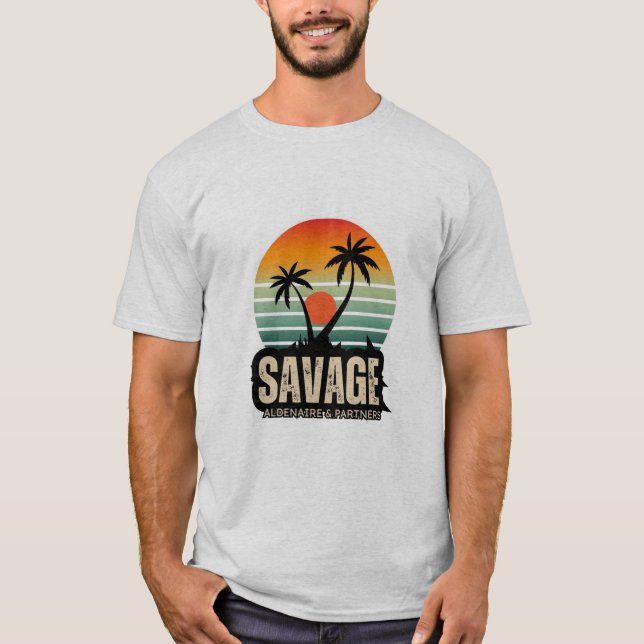 T-shirt för män - vild träd t-shirt desi (Framsida)