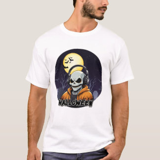 T-Shirt för manar-Halloween-skjortdesign