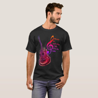 T-Shirt för manar inspiration, elektrisk gitarr