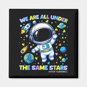 T-shirt för medvetenhet om autism hos barn stjärno magnet