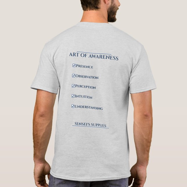 T-shirt för medvetenhetens konst (Baksida)