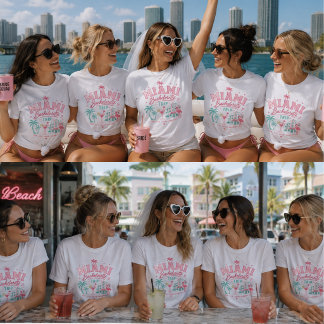 T-shirt för Miami möhippa