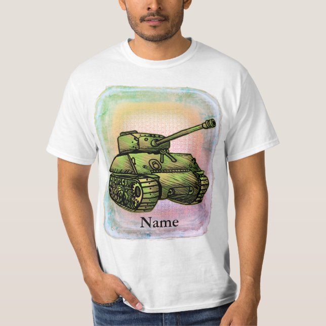 T-shirt för militär Tank (Framsida)