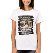 T-shirt för minnesstund, minnes-t-shirt med foto