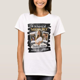 T-shirt för minnesstund, minnes-t-shirt med foto