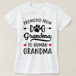 T-shirt för mormor/doggrandma till mormor/drottnin