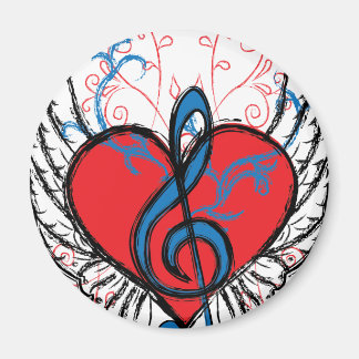 t-shirt för musik magnet