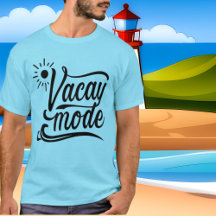 T-shirt för ord i kute sommarvacay-läge