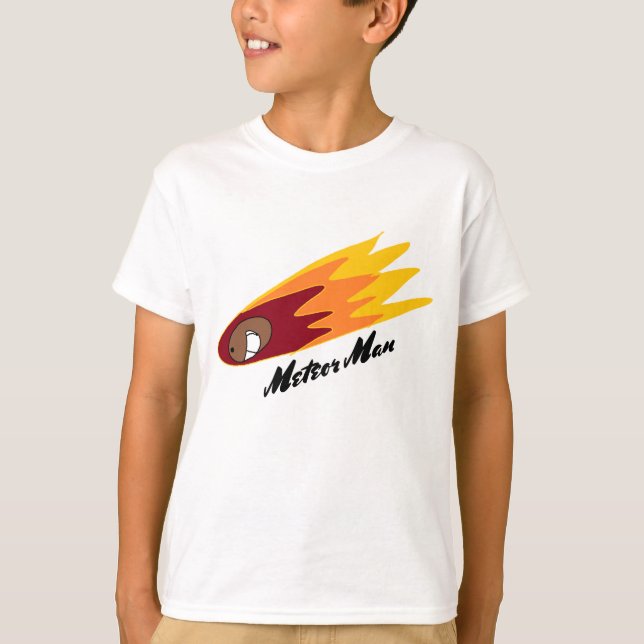 T-shirt för originalteckendesign för Meteor Man (Framsida)