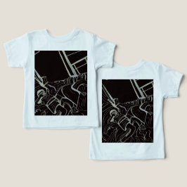 T-shirt för pappa och son i småbarnsstorlek