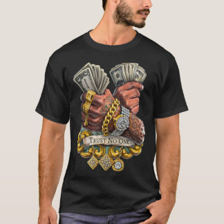 T-shirt för pengamentalitet