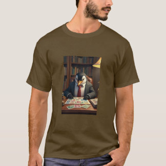 t-shirt för penguin frimärke-uppsamlare