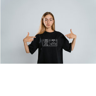 T-shirt för Pi Day Paj-diagram