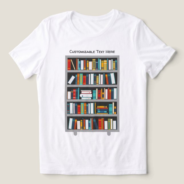 T-Shirt for Readers - bokmask (Design Framsida)