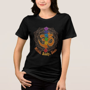 T-Shirt för Sacred Geometry & Chakras yoga