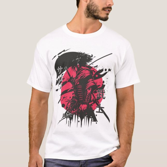 T-shirt för Samurai Logotyp (Framsida)