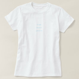 T-shirt för sann inre frid minimal design