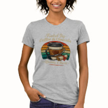 T-shirt för sjuksköterskeexamen - Drivs av kaffe o