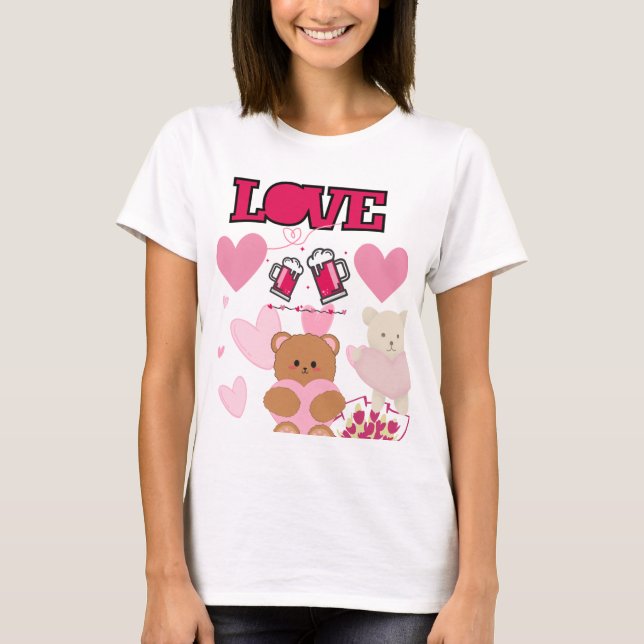T-Shirt för skönhetskvinnor (Framsida)