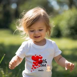 T-Shirt för Småbarn med Personligt Budskap