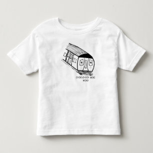 T-Shirt för småbarns tågtåg